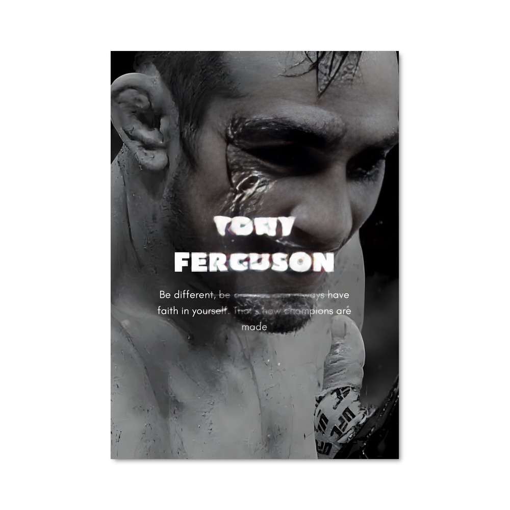 Poster Bearded Warrior – affiche MMA